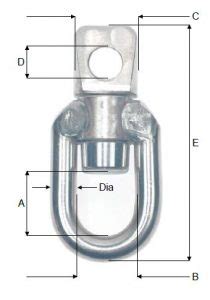 SWIVELS STAINLESS STEEL FOR CONNECTOR Hampidjan Australia