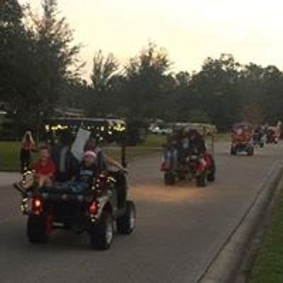 Ocala Christmas Golf Cart Parade City Hall Ocala Fl December