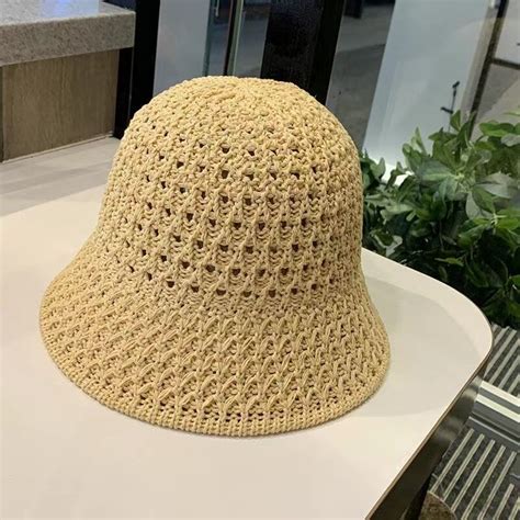 Sun Hat Womens Summer Packable Bucket Hats Beach Straw For Women Uv Protection Cap Summer Straw