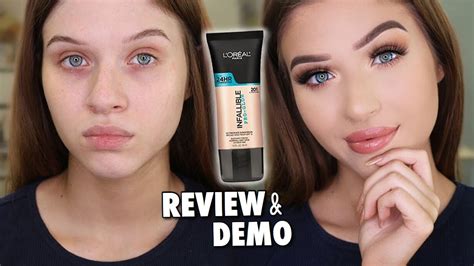 L Oreal Pro Glow Foundation Review First Impressions Demo Youtube