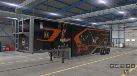 ATS Ownership Chipvan Trailer Harley Davidson ATS Sexy Skins Truck