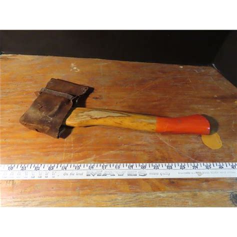 15" antique hatchet - Schmalz Auctions