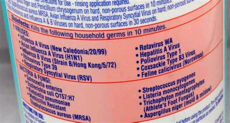 Lysol Disinfectant Spray Ingredients Label - Cool Product ...