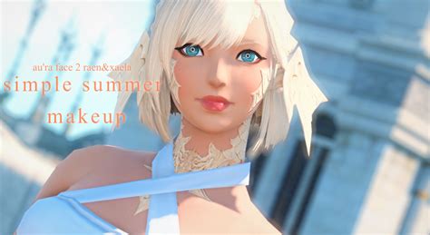 Noblesse Au Ra Face Makeup The Glamour Dresser Final Fantasy