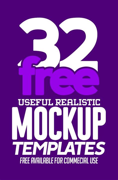 Free Mockups: 32 Realistic Photoshop Mockup Templates