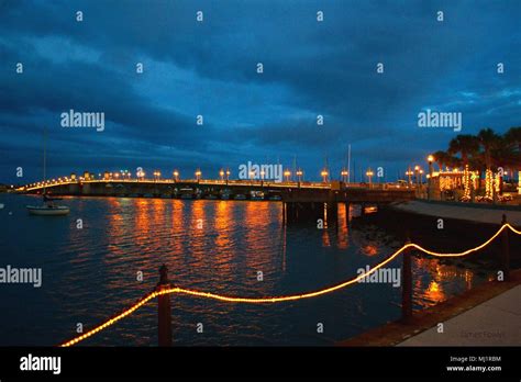 Bridge Of Lions St Augustine Florida Stock Photo Alamy