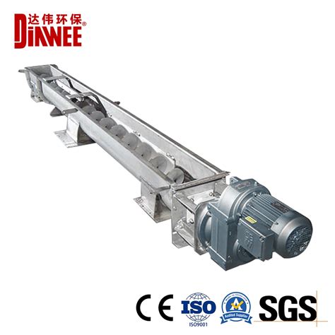 Auger Conveyor Sludge Shaftless Screw Conveyor For Sludge Dewatering