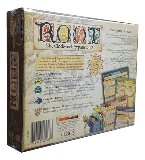 Root Expansi N Clockwork Juego De Mesa En Ingl S Leder La