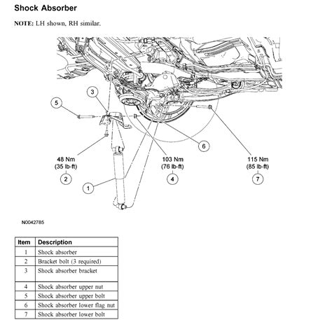 Ford Fusion Rear Suspension Q A Diagrams Shock Replacement