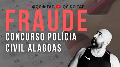 URGENTE FRAUDE CONCURSO PC ALAGOAS YouTube