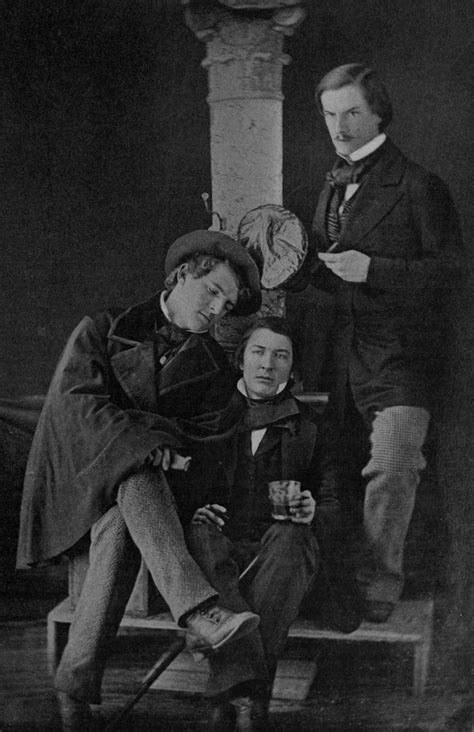 Edgar Allan Poe with Friends Daguerreotype Photograph