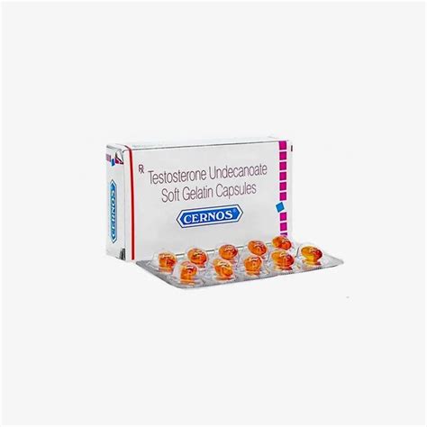 Cernos Soft Gelatin Capsule At Rs 200 Stripe Testosterone Tablets And