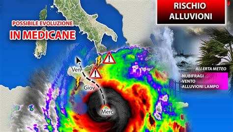 Meteo Il Ciclone Mediterraneo Sta Per Rinforzarsi E Potrebbe Diventare