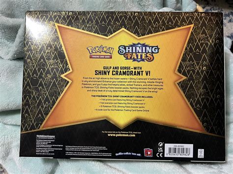 Pokemon Tcg Shining Fates Shiny Cramorant V Collection Box New Factory