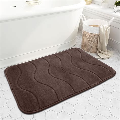 Non Slip Memory Foam Bath Mat Super Absorbent Bathroom Rug X