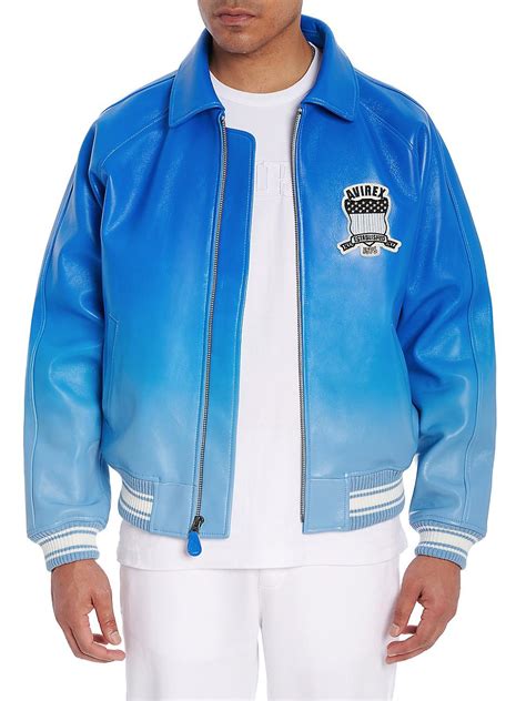 Avirex Ombré Icon Jacket in Blue for Men Lyst