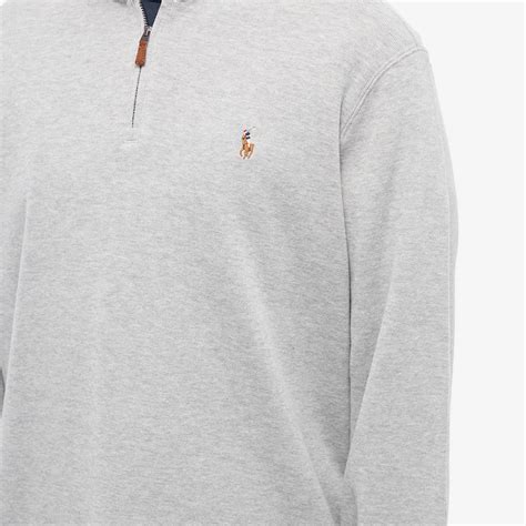 Polo Ralph Lauren Quarter Zip Sweat Andover Heather End Gb