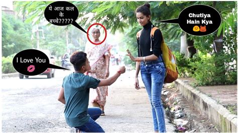 Proposing Cute Girls Prank Prank In India 2019 D I B Youtube