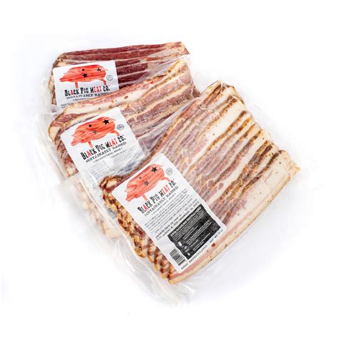 3 packs Black Pig Bacon - Black Pig Meat Company