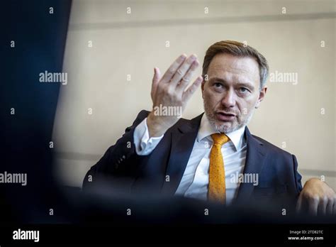 Christian Lindner FDP Bundesminister Der Finanzen Aufgenommen