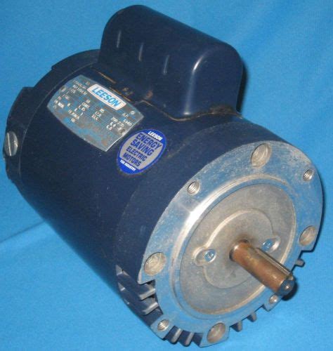 Leeson General Purpose Single Phase Electric Motor Hp Rpm