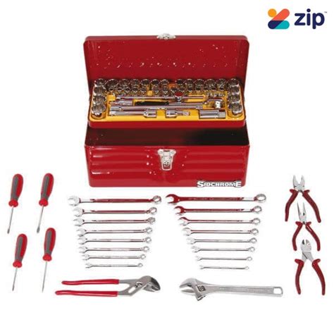 Sidchrome Scmt Piece Metric Af Heavy Duty Cantilever Tool Box Kit