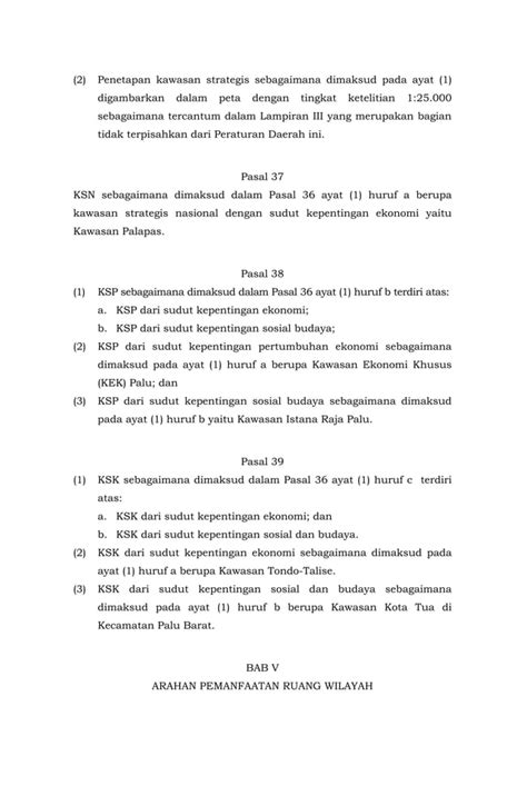 Perda Rtrw Kota Palu Pdf