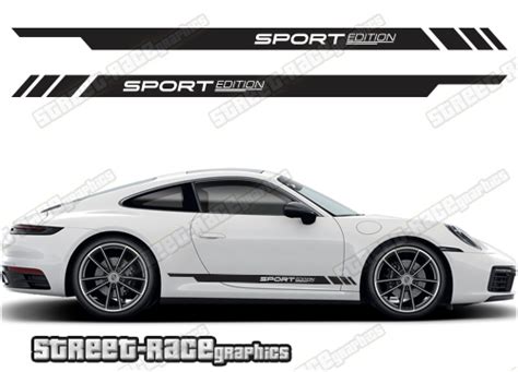 Porsche 911 racing stripes 002 - Street Race Graphics