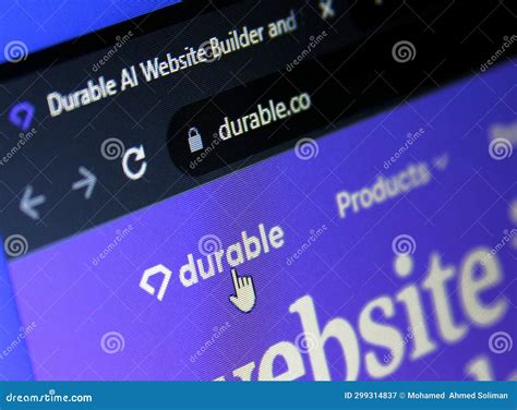 Durable Ai Website Builder Editorial Photography Image Of Machine