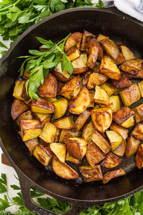 Perfect Roasted Potatoes Super Crispy Made In The Oven A Clean Bake