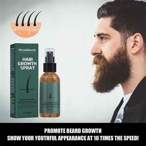 Westmonth Beard Growth Spray Set Nourishing Moisturizing Care Thick