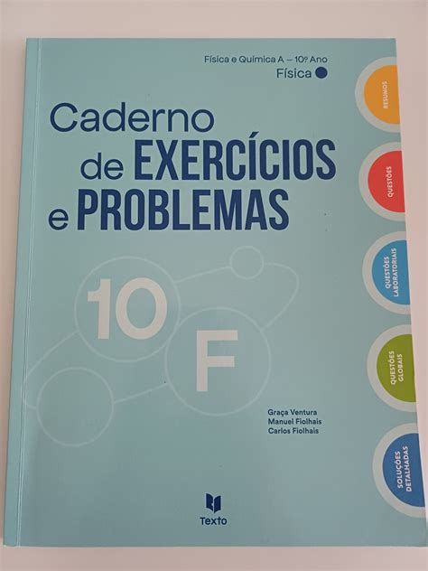 Cadernos atividades Fisica e química Moreira OLX Portugal