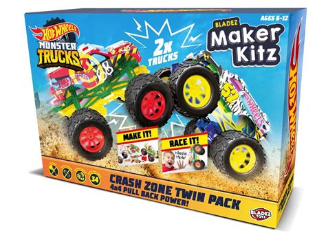 Hot Wheels BTHW M04T Maker Kitz Monster Trucks do składania