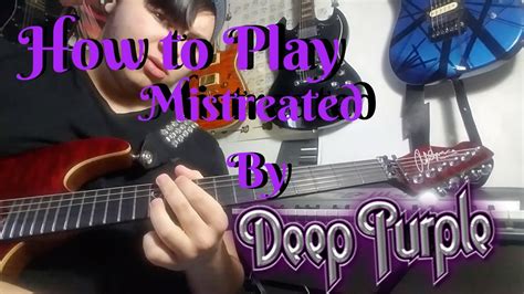 Mistreated By Deep Purple Proper Guitar Lesson Youtube