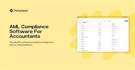 Aml Software And Checks For Accountants Firmcheck