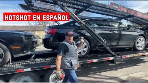 Hotshot En Español En California Con Dodge 5500 Y Kaufman Ez4 Youtube