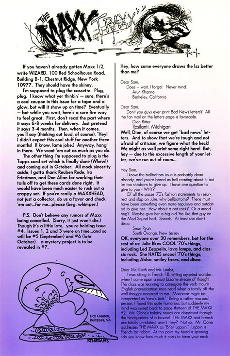 The Maxx Comic