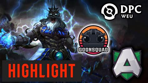 HIGHLIGHT ALLIANCE Vs GOONSQUAD DPC TOUR 3 WEU DIVISION I 23