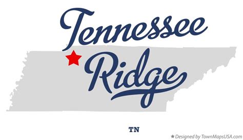 Map of Tennessee Ridge, TN, Tennessee