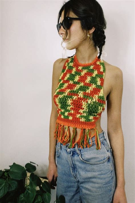 Crochet Halter Top Gem