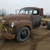 1951 Chevy 5 Window Truck Flatbed Original Paint Very Solid Rat Rod