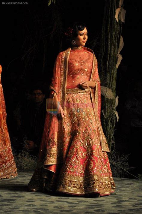 Model Walks The Ramp For Tarun Tahiliani Show On The Opening Day Of The