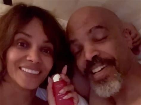 Exclusive Halle Berry First Oscar Winner To Post Video Selling Sex Lubricant From Bed With