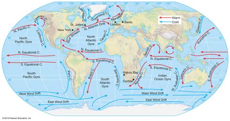 Chapter 5 Ocean Currents Diagram | Quizlet