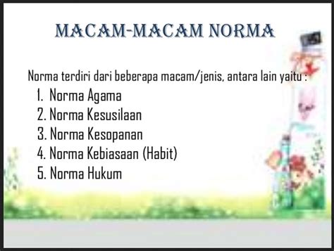 Macam Macam Norma Meteor