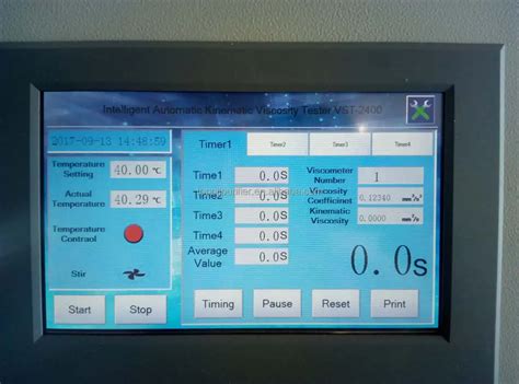 Easy Operation Kinematic Viscometer Astm D Viscosity Measurement