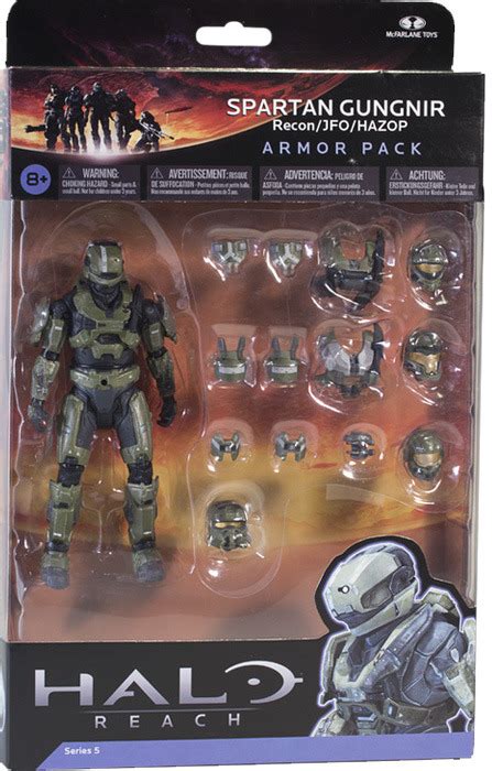 Halo Reach Action Figure Armor & 2-Pack Case - 4 Packs (Series 5 ...