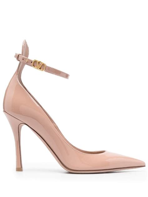 VALENTINO GARAVANI TAN GO PATENT LEATHER PUMPS Stiletto Heels Shoes