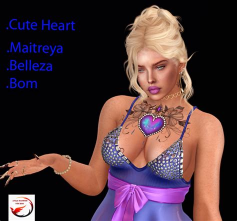 Second Life Marketplace Anka Tatoo Cute Heart