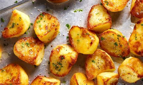 Roast Potatoes Recipe For Crispy Potatoes That Are Fluffy On The